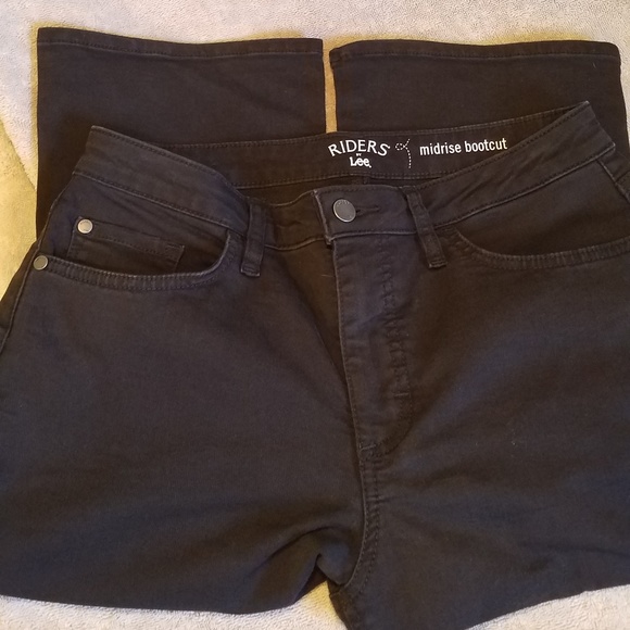 Lee women's mid rise sz 10 jeans - Picture 3 of 4